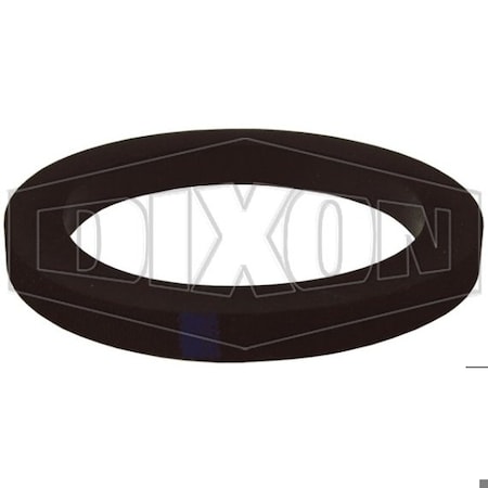 Dixon Cam and Groove Gasket, 8 in Nominal, 8-1/8 ID x 9-5/16 OD x 11/32 in Thick, Buna-N, Domestic 800-G-BU